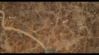 Drone Aerials of dry Northern Botswana during September.