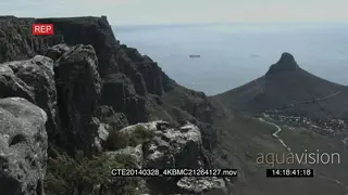 Scenic Lions head mountain Cape Town
