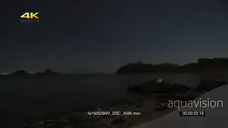 Star Time-lapse over African river, Victoria Falls