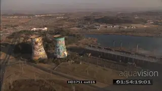 AERIAL view of the city of Johannesburg Orlando Towers