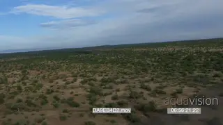 Aerial over Mashatu bushveld