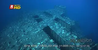 A Wide shot of the Salem Express Shipwreck.