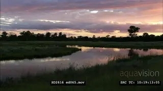Sunset over Chobe national park