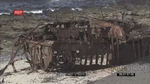 LS iron wreck on the beach
