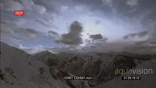 Sunset Time-lapse storm clouds over Maroon Bells
