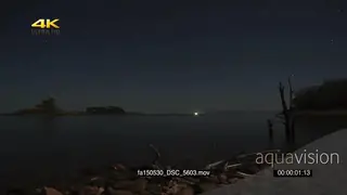 Star Time-lapse over African river, Victoria Falls
