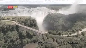 B-Roll Victoria Falls Drone Aerials