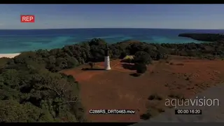 AERIAL of the Madagascar Island GOOD LIGHT GREEN