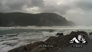 SCENIC Ocean Coastline Storm clouds forming